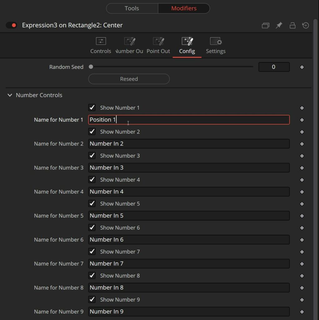 Creating Custom Labels in the Expression Modifier in Fusion and DaVinci Resolve